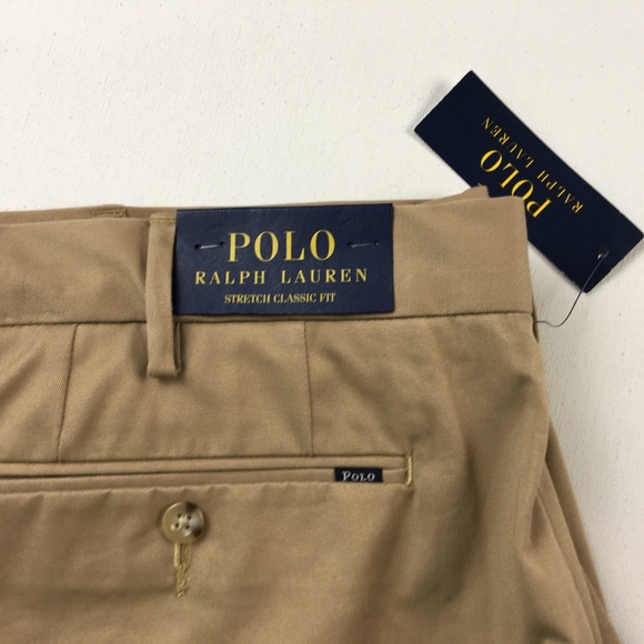 NEW Polo Ralph Lauren Mens Khaki Slacks Pants 48 B - Picture 2 of 7